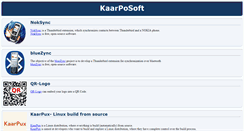 Desktop Screenshot of kaarposoft.dk